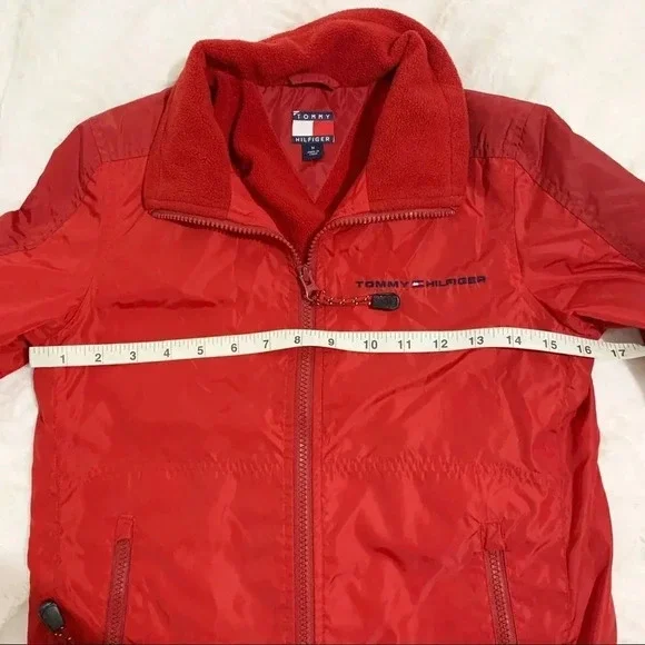 Vtg Tommy Hilfiger 90’s Windbreaker kids Jacket,Y2K Jacket Size M - Picture 6 of 8